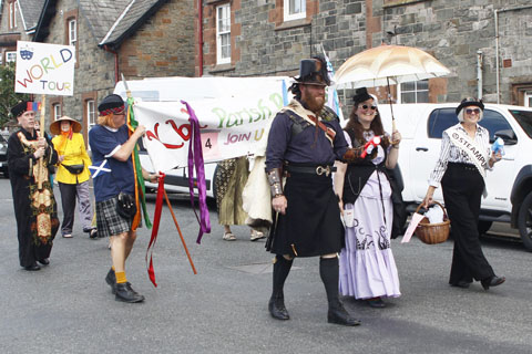 Kirkcudbright Parade August 2025 